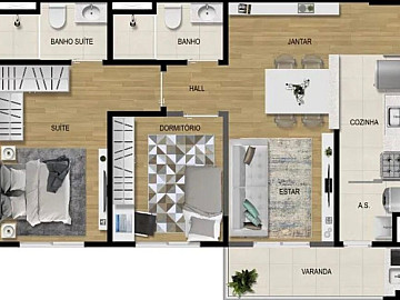 ? Apartamento em Cess�o de Direitos / Repasse