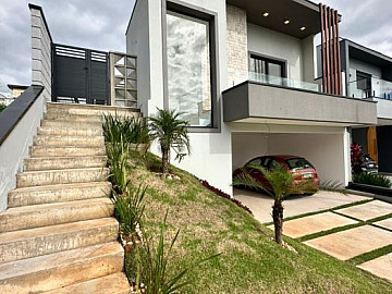 Casa T�rrea Moderna no Condom�nio Reserva do Japy